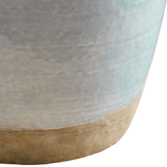 Mello Contemporary Table Lamp - Textured Ceramic Base for Living Room and Office