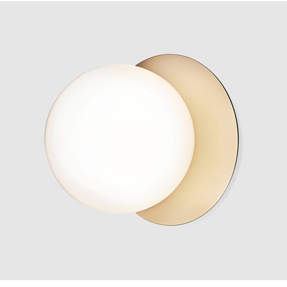 Glass Orb Ceiling Light - Modern Metal Ball Ceiling Lamp for Hallway