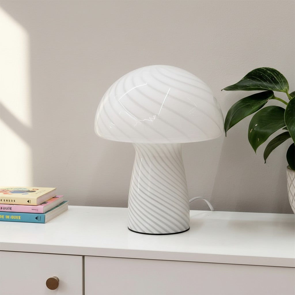 Striglow Mushroom Table Lamp – Artistic Visual Texture for Home and Office