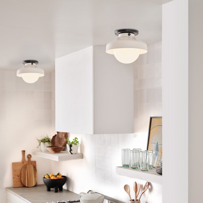 Hanton Metal Flush Mount Light - Modern Ceiling Lamp for Living Room