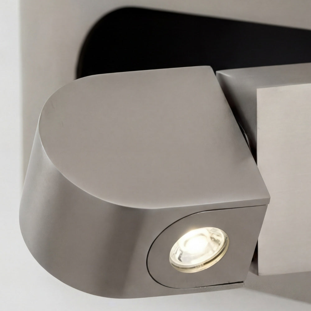 Noctiqo Adjustable LED Bedside Wall Light - Contemporary Design Metal Night Lamp for Home