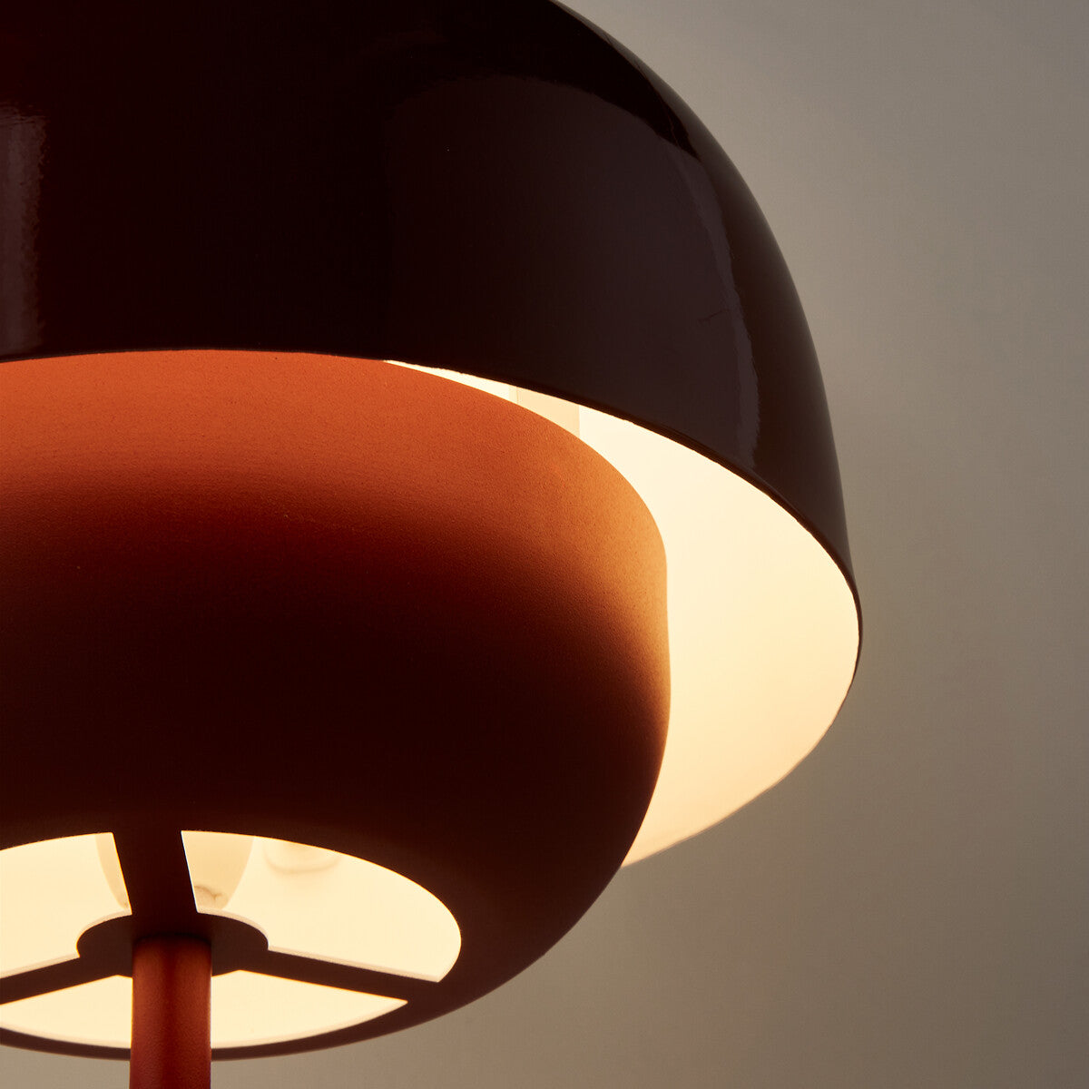 Clinco Contemporary Metal Table Lamp- Retro-Inspired Dome Design