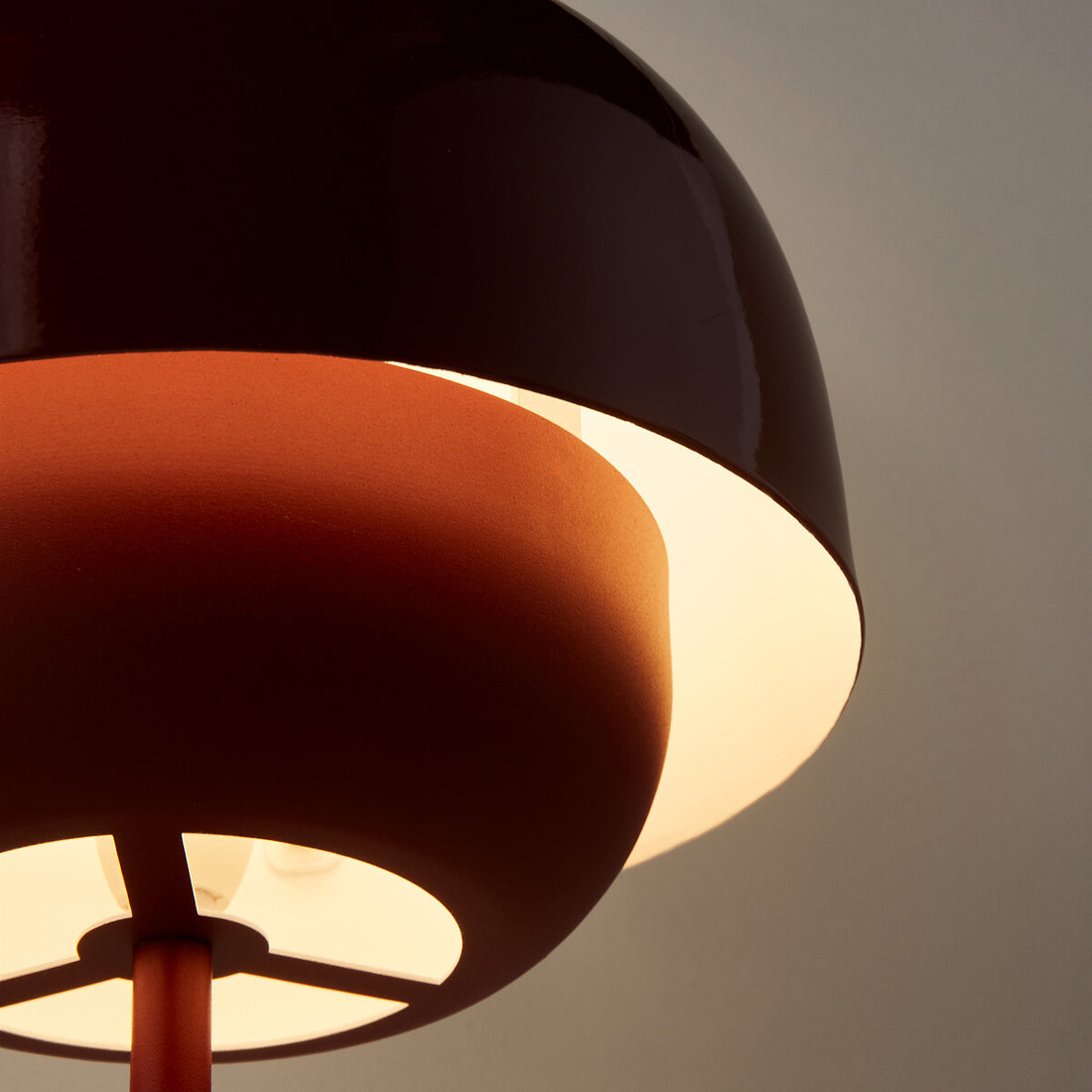 Clinco Contemporary Metal Table Lamp- Retro-Inspired Dome Design