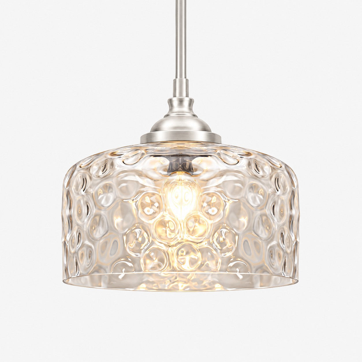 Verstellbare Vintage-Pendelleuchte aus Glas