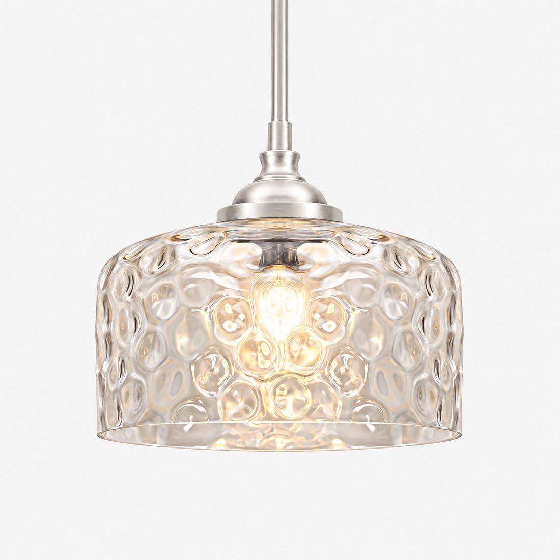 Verstellbare Vintage-Pendelleuchte aus Glas
