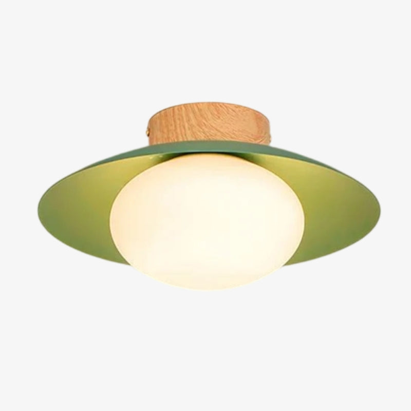 Oribela Sculptural Globe Ceiling Light Modern Flush Mount for Kitchen and Lounge