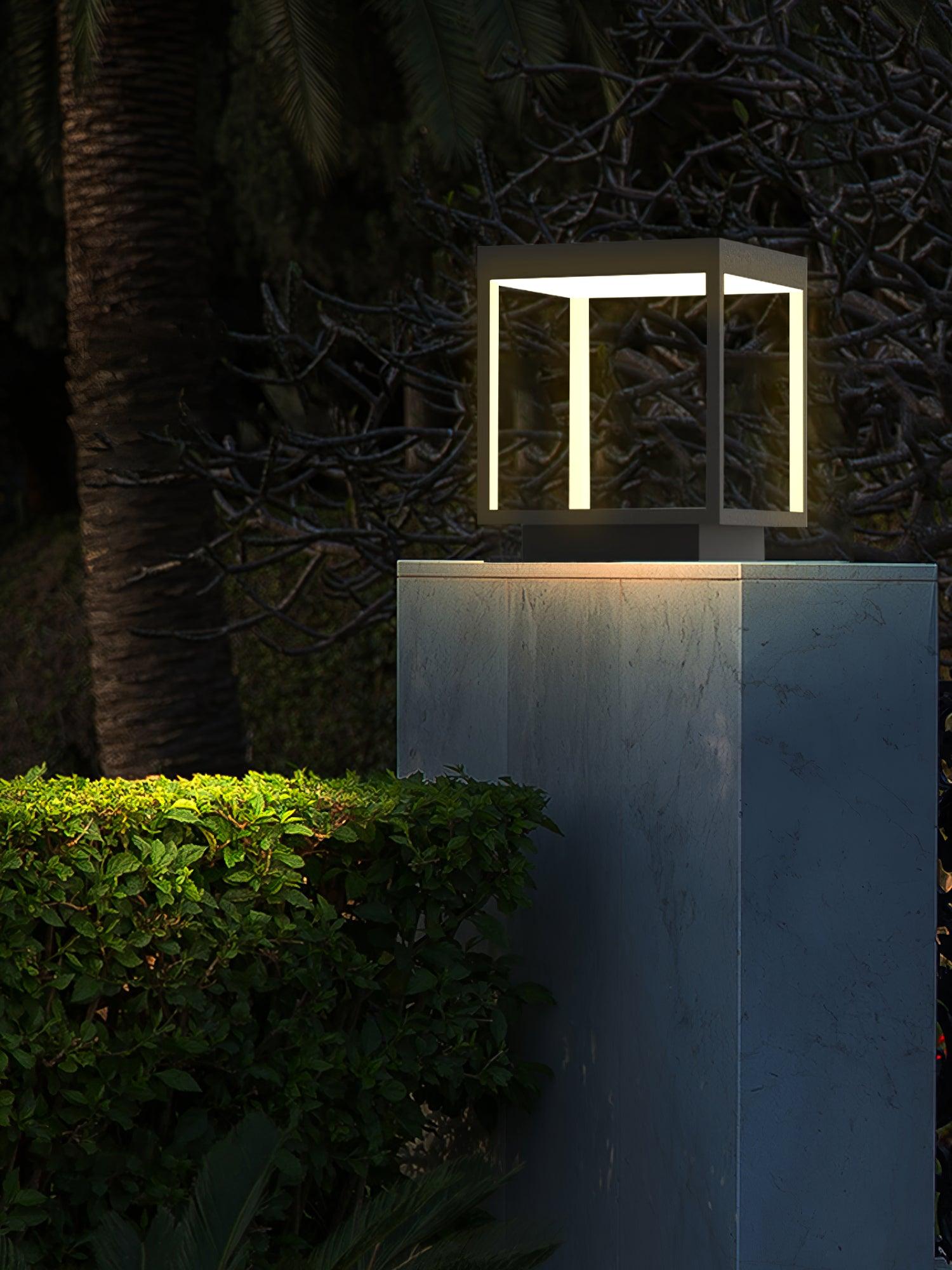 Square Frame Solar Outdoor Light - Garden Light with Durable Metal