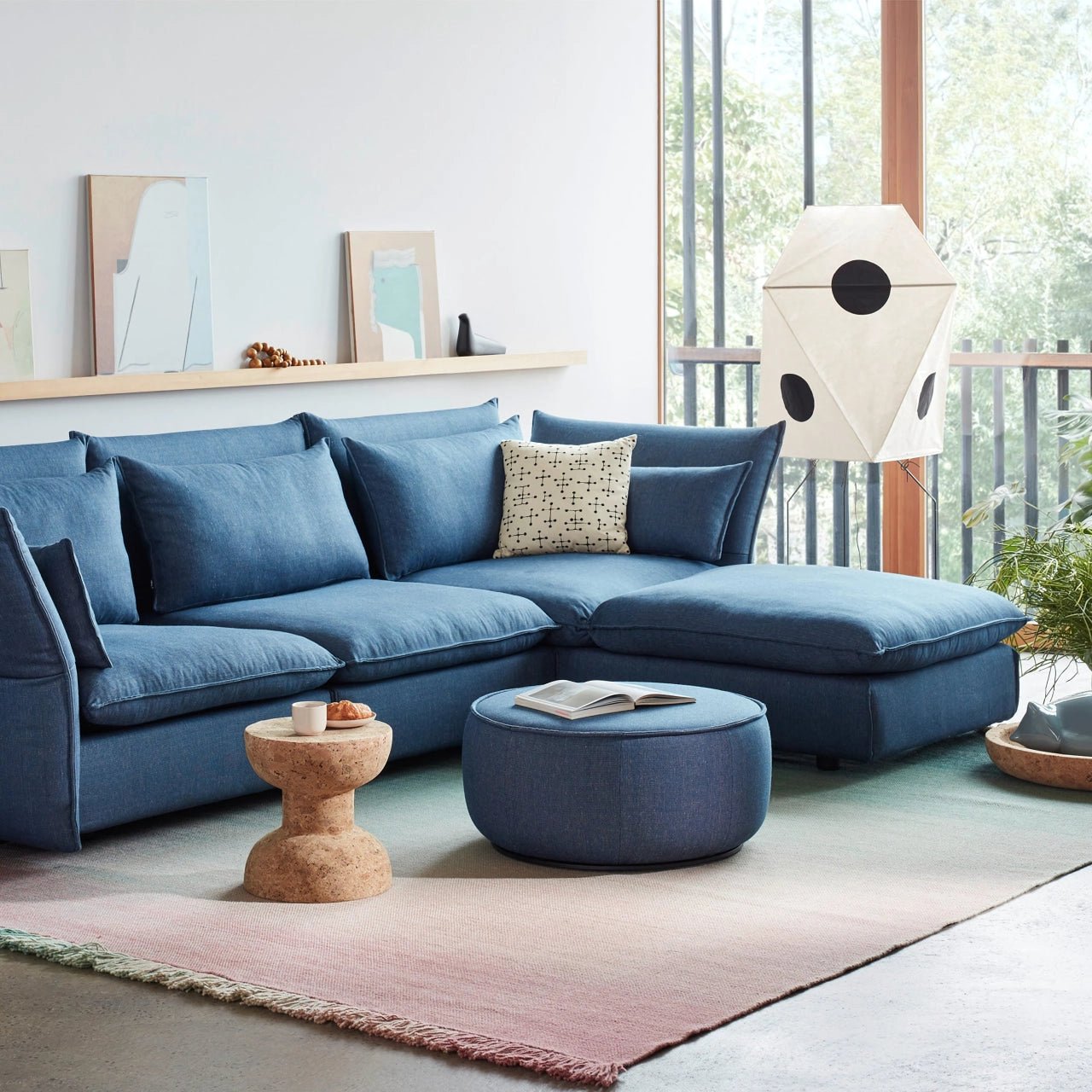 Origami Floor Lamp - Sculptural Light for Living Room & Reading Nook