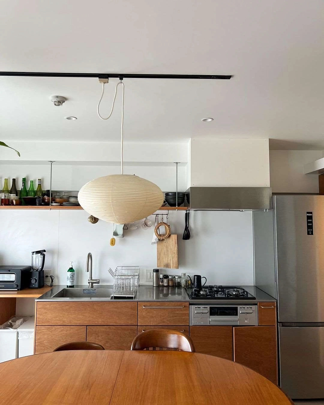 Washi Paper Pendant Lamp - Handcrafted Mulberry Light for Cozy Room