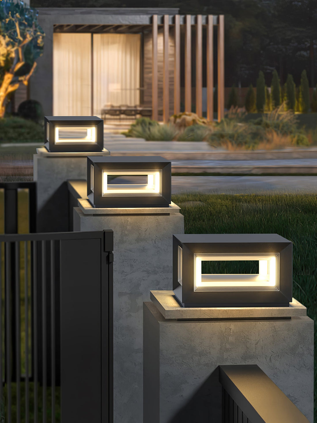 Outdoor Post Light - Waterproof LED Lamp for Garden, Patio & Pathway