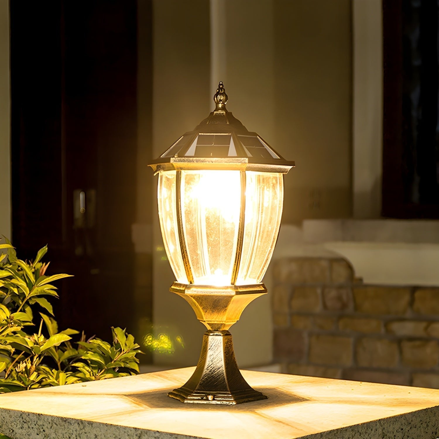 Solar Lantern Outdoor Lamp - Classic Solar Lantern Great for Patios