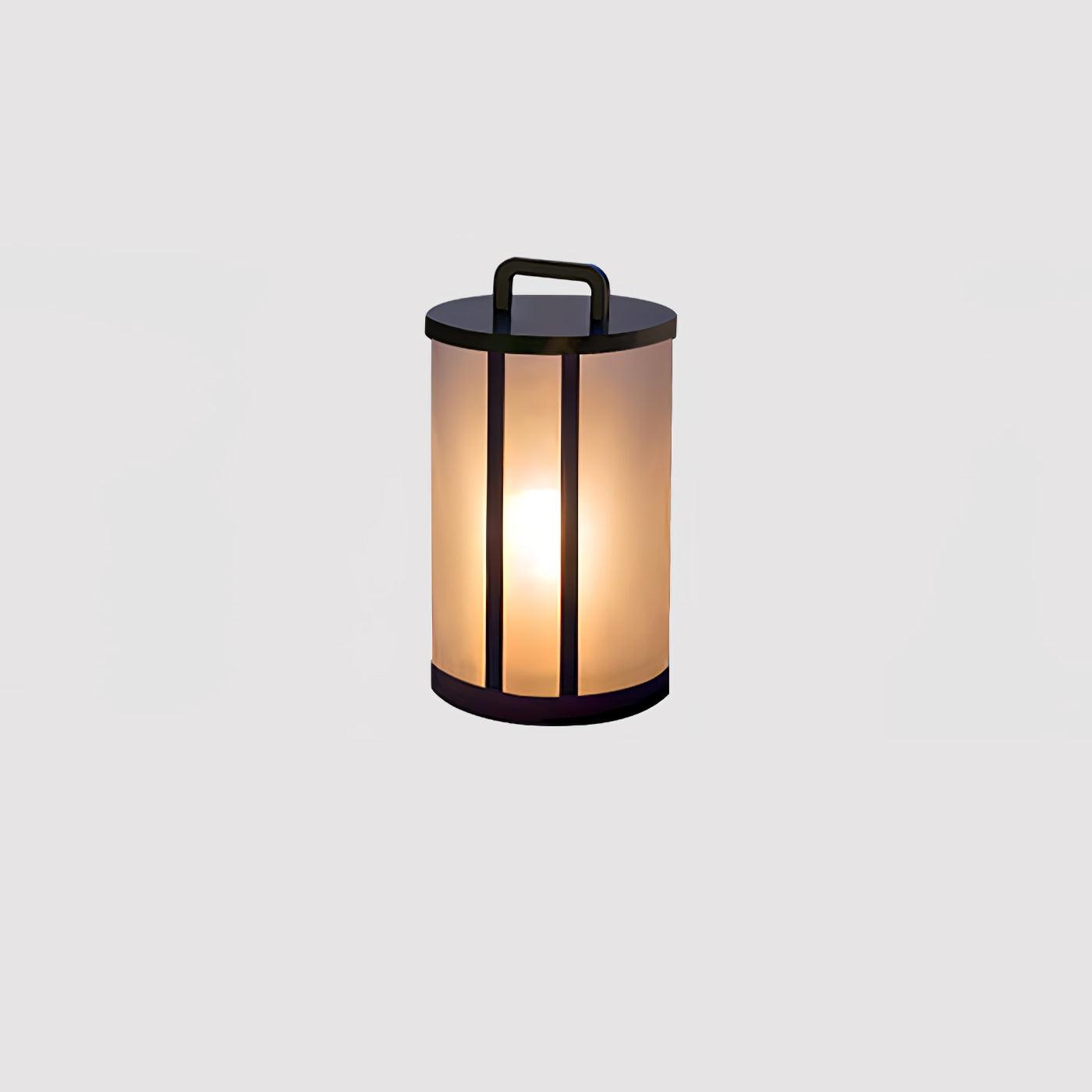 Runde Laterne Außenlampe - Acrylsäule Warmes Licht für den Gang