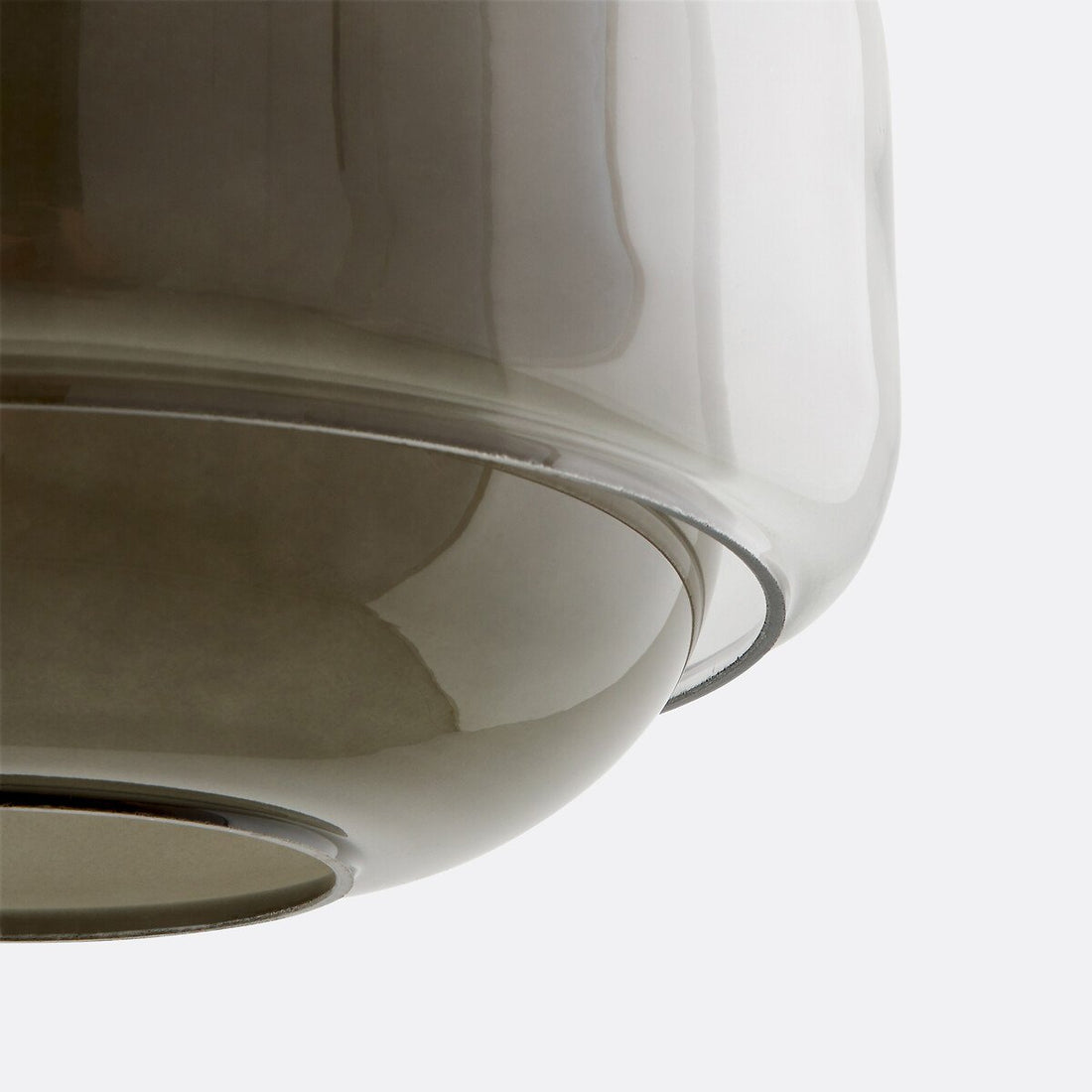 Clinco Modern Mushroom Pendant Light - Colored Glass Hanging Light