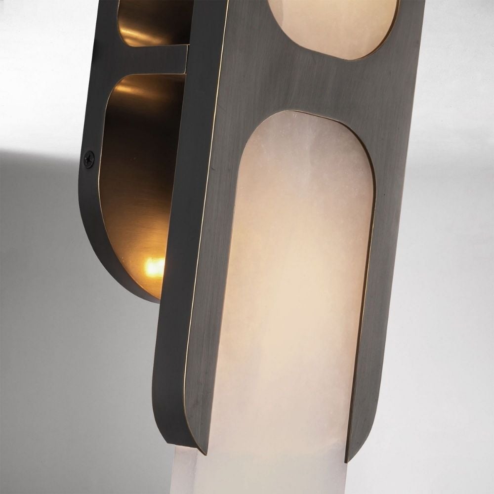 Alinara Wandleuchte – Moderne klassische Wandleuchte aus Alabaster für Luxus