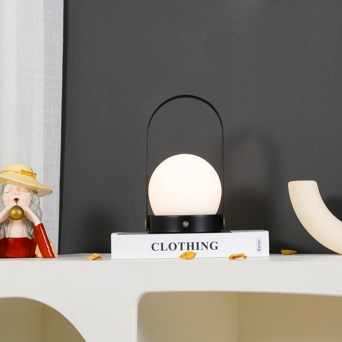 Tragbare Akku-Tischlampe – Moderne Lampe für Schreibtisch und Schlafzimmer