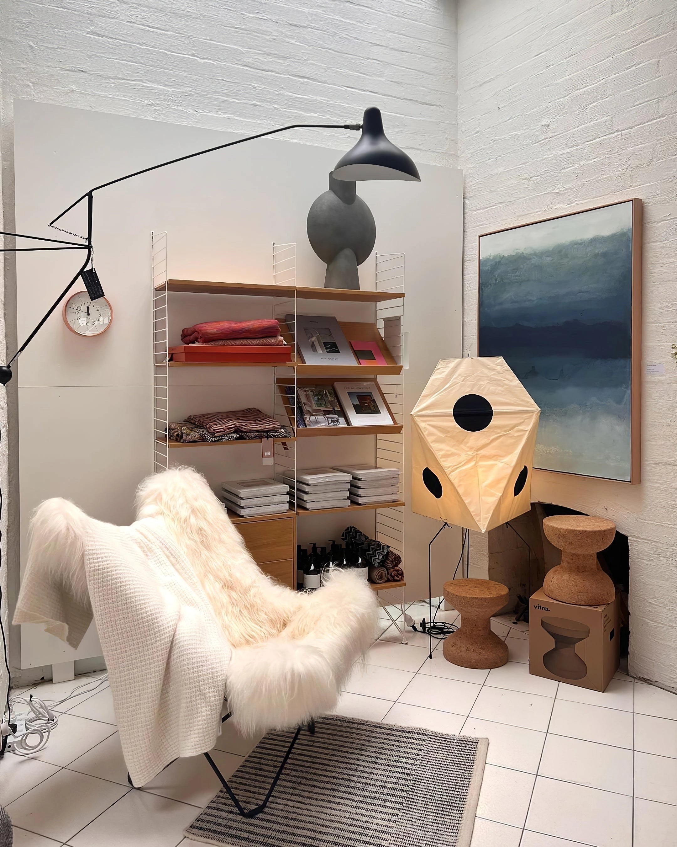 Origami Floor Lamp - Sculptural Light for Living Room & Reading Nook