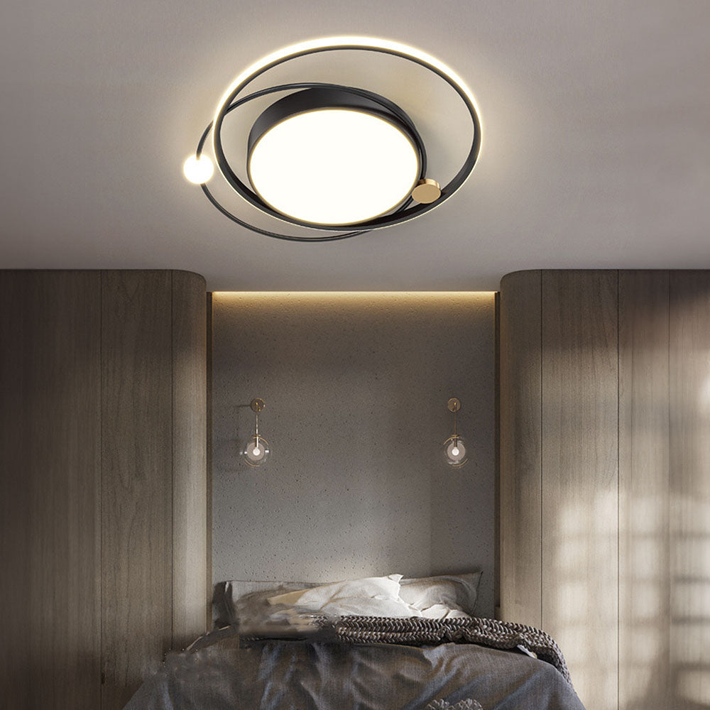Modern Round LED Ceiling Light – Minimalist Fixture for Living Spaces