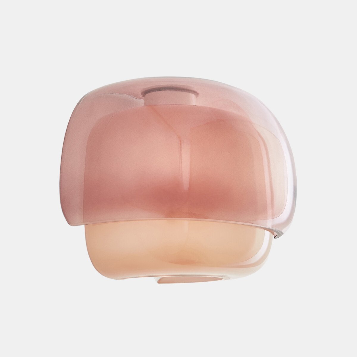 Clinco Farbige moderne Vintage-Glas-Wandlampe – Sanftes Pilz-Glühen