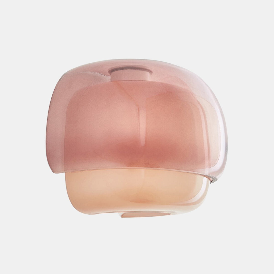 Clinco Farbige moderne Vintage-Glas-Wandlampe – Sanftes Pilz-Glühen