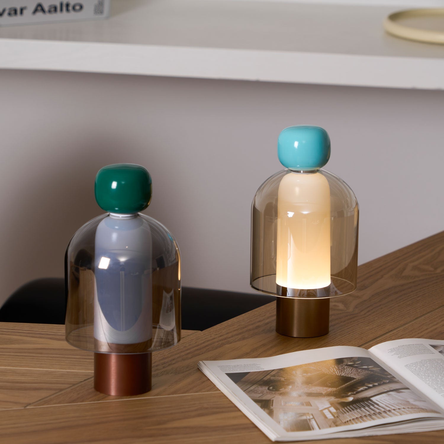 Tischlampe – Tragbare wiederaufladbare Lampe für den Einsatz im Wohnzimmer und Schlafzimmer