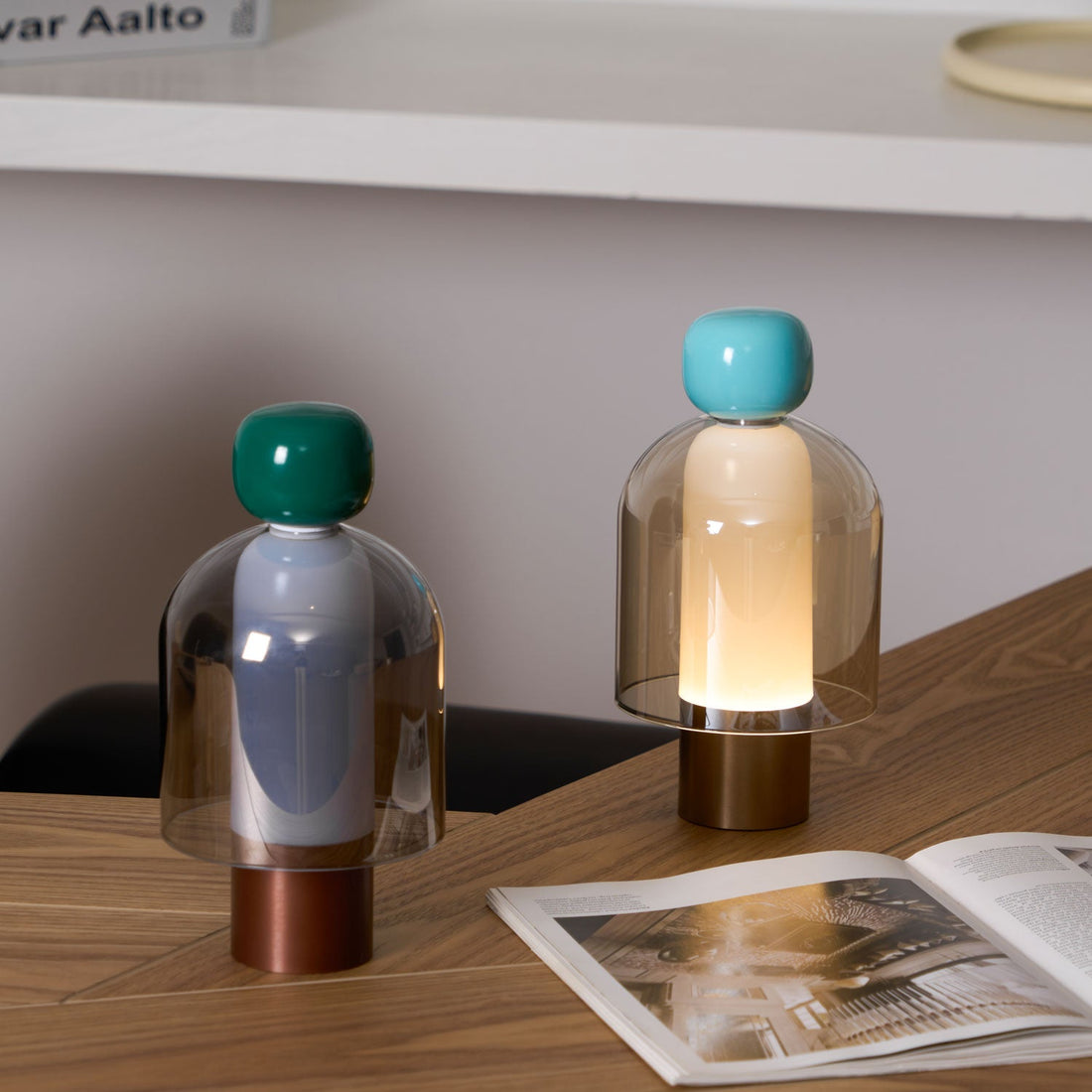 Tischlampe – Tragbare wiederaufladbare Lampe für den Einsatz im Wohnzimmer und Schlafzimmer