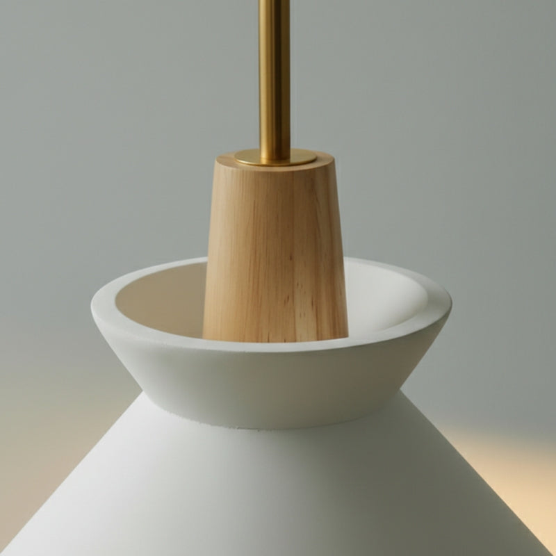 Halotaper Minimalistische, konische Pendelleuchte – Moderne dekorative Beleuchtung für Zuhause