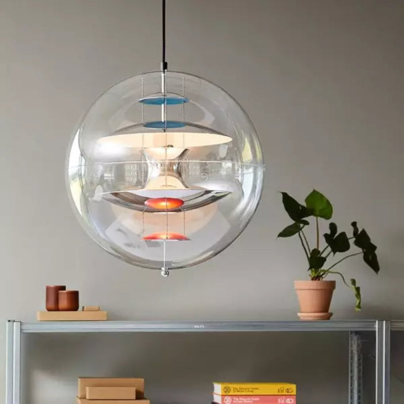 Globe Transparent Modern Bubble Pendant Lamp