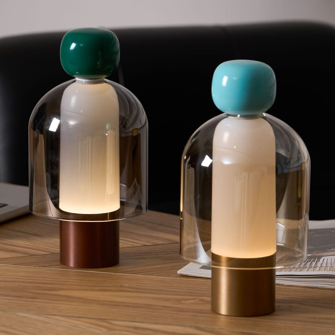 Tischlampe – Tragbare wiederaufladbare Lampe für den Einsatz im Wohnzimmer und Schlafzimmer