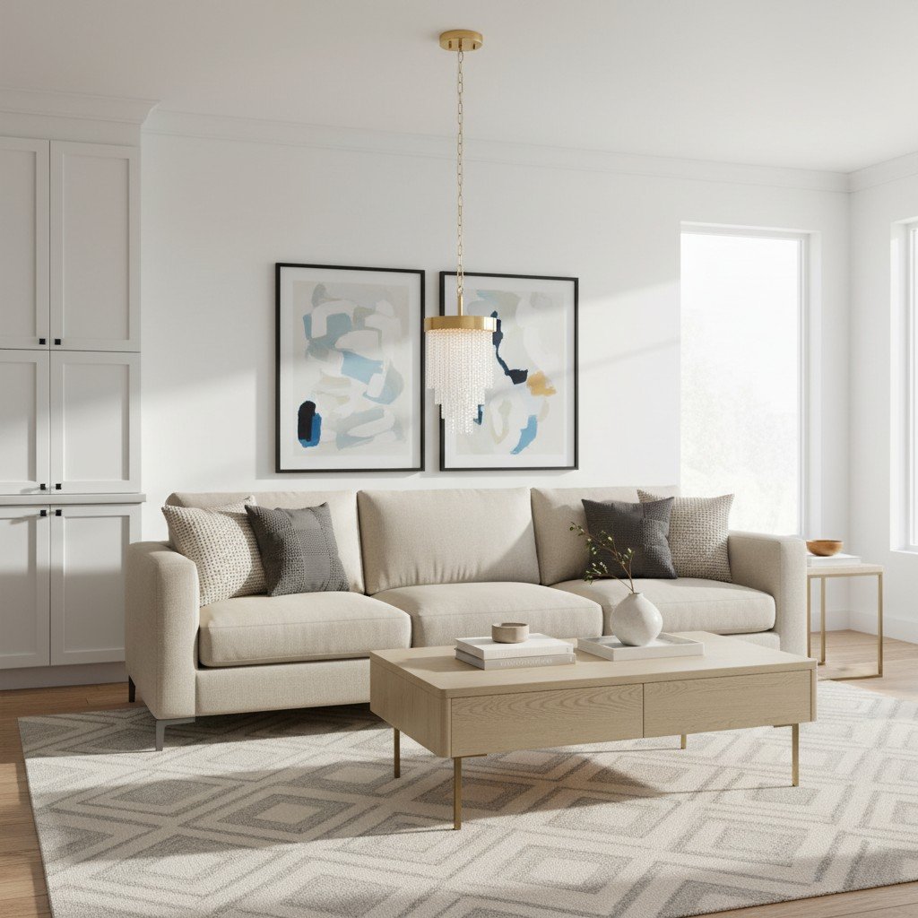 Cavara Multi-Tier Glass Rod Chandelier – Tiered Brass Pendant for Dining and Entry