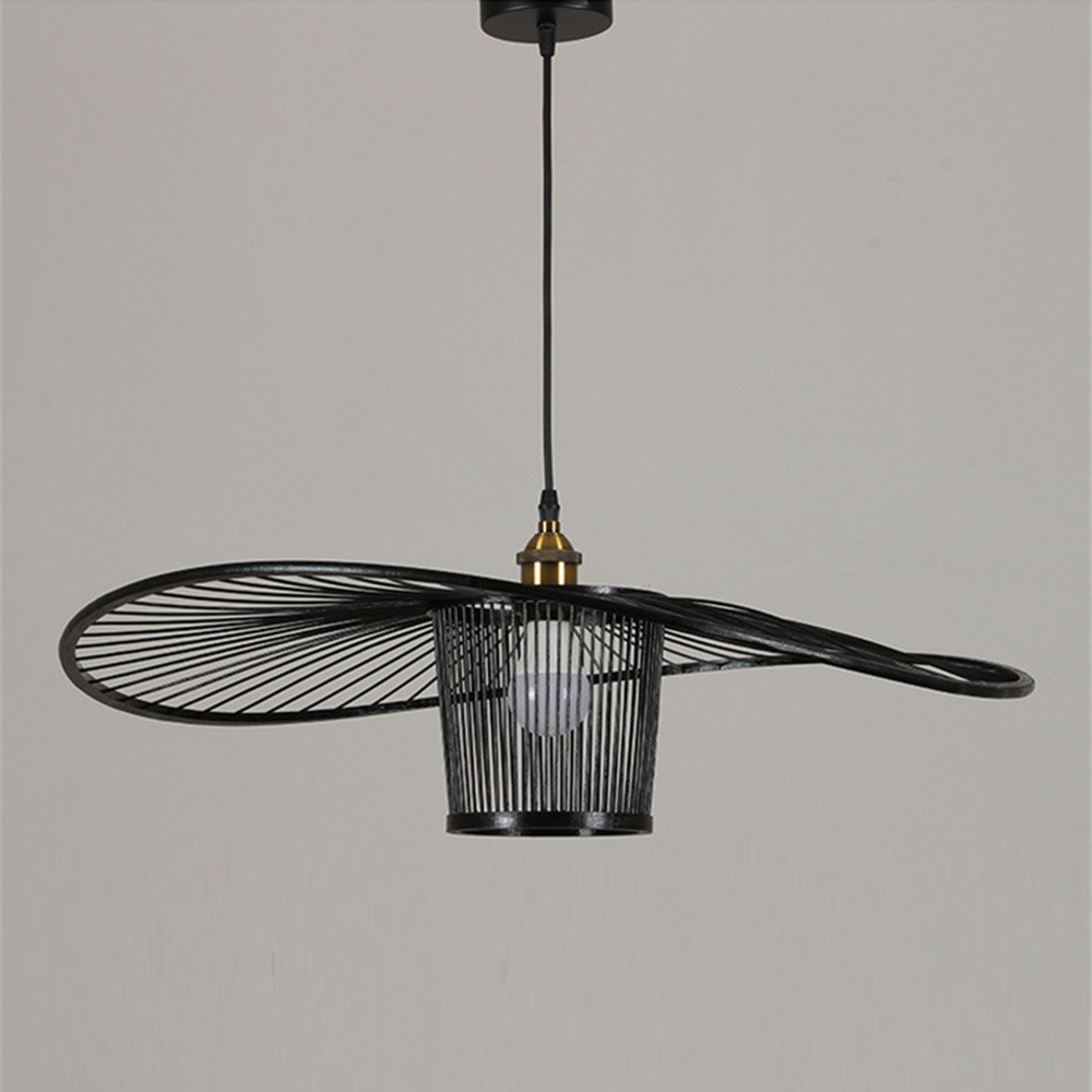Rattan Pendant Light - Vintage Bamboo Woven Natural Design
