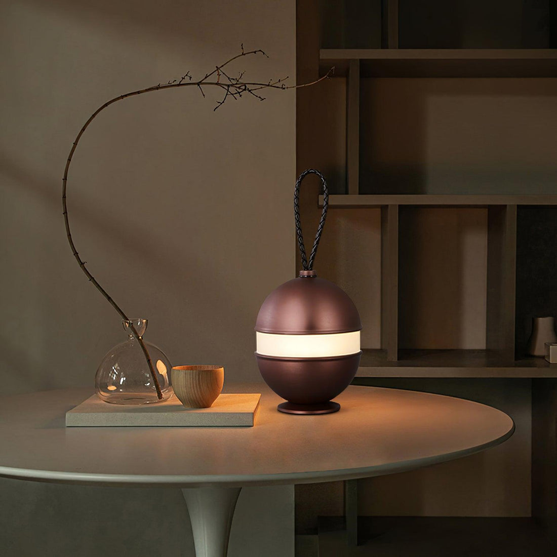 Tragbare Akku-Tischlampe – Touch-Licht für drinnen &amp; draußen
