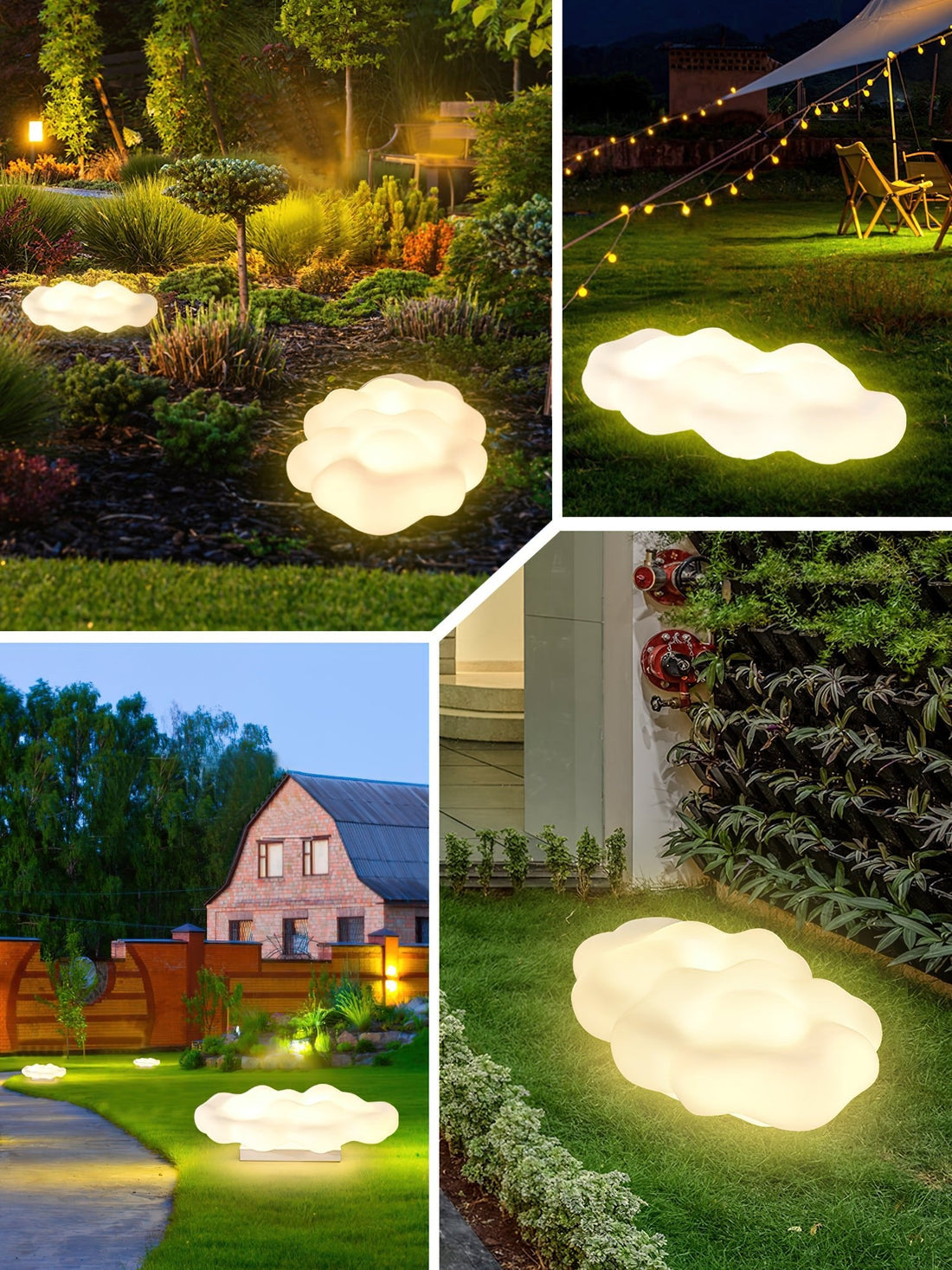 Cloud Outdoor Floor Light - Weatherproof Sleek Patio Garden Lighting