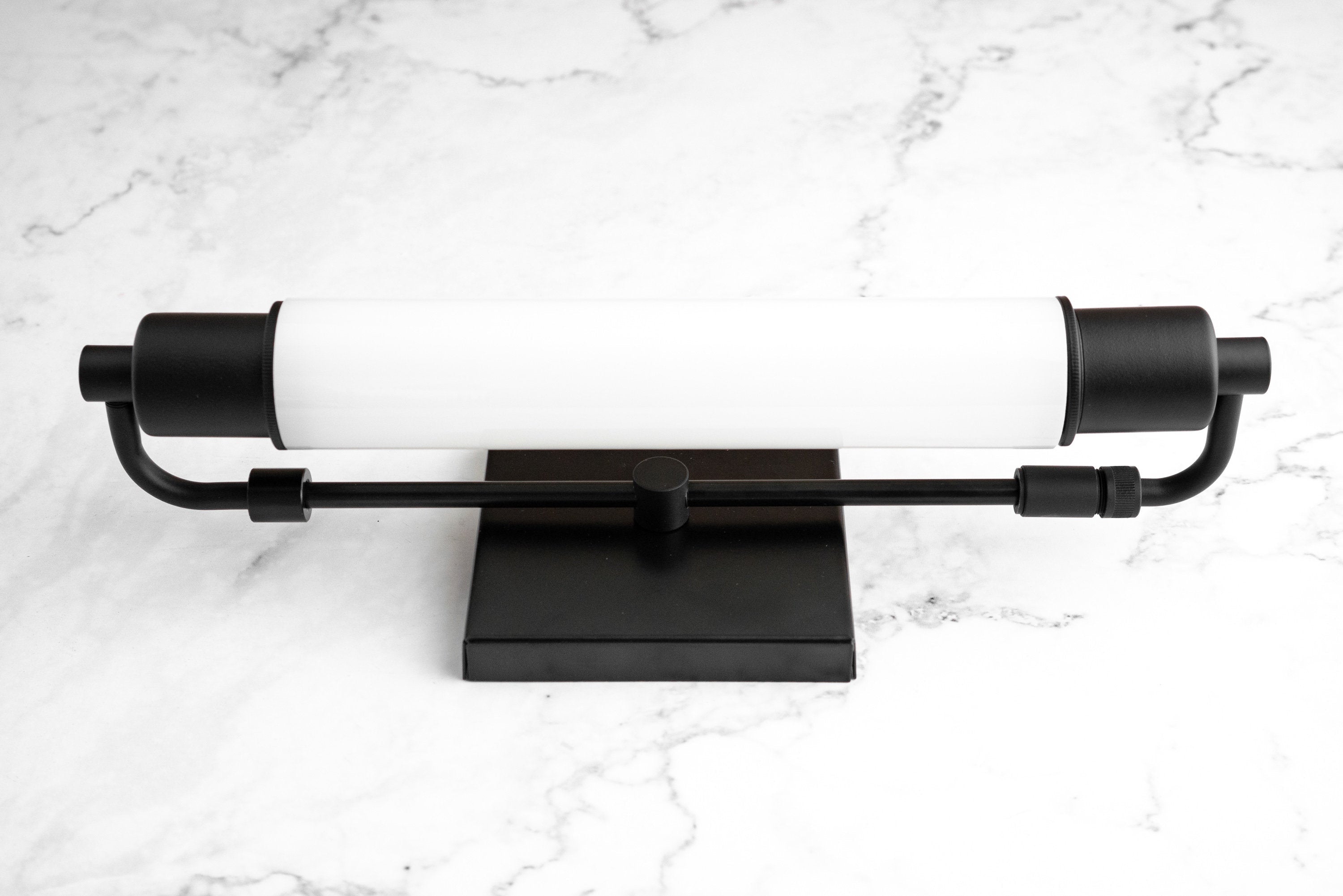 Ornato Luxe Modern Vanity Sconce - Art Deco Wall Light with Cylinder Shade