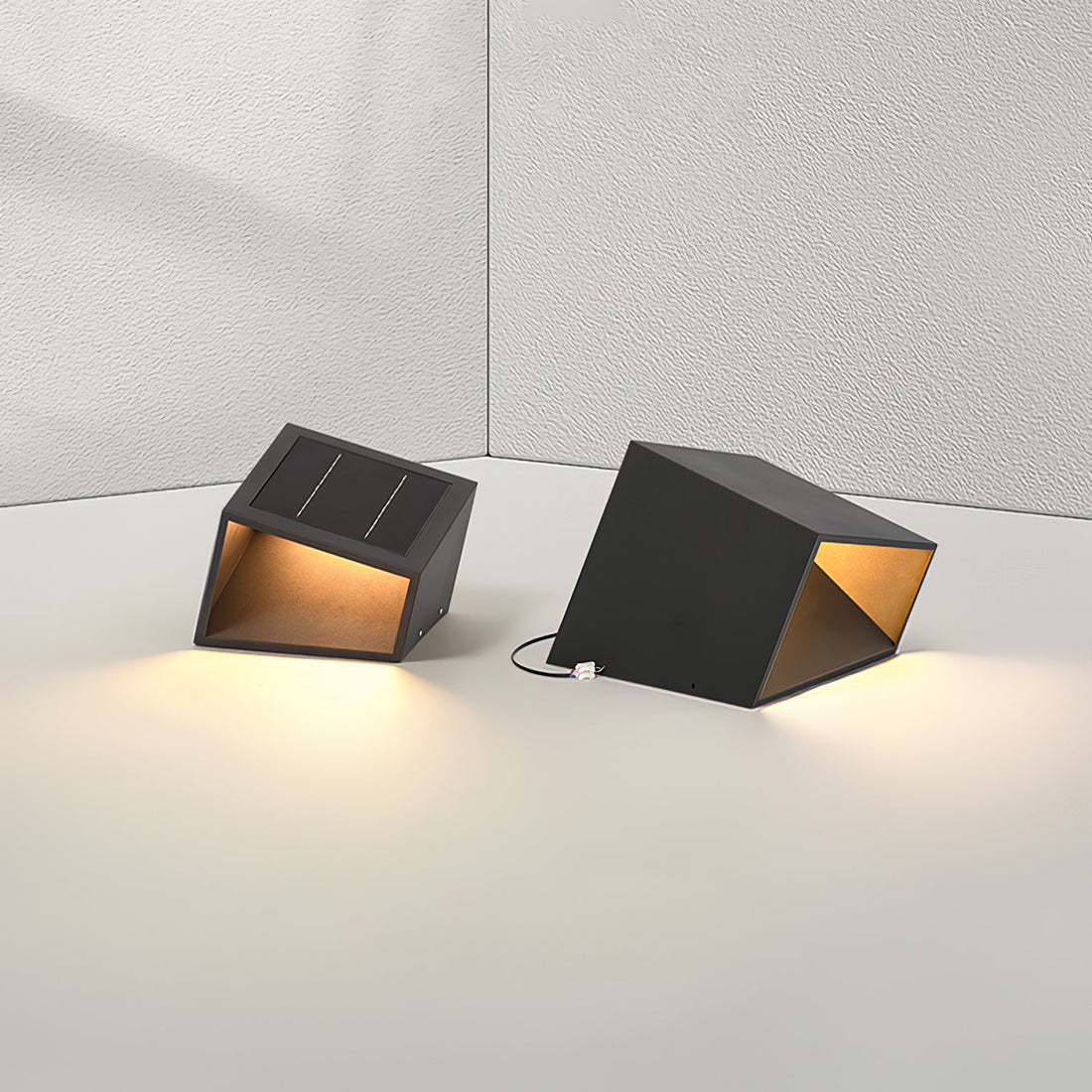 Cube Garden Solar Light - Compact LED Lamp for Patio & Small Gardens
