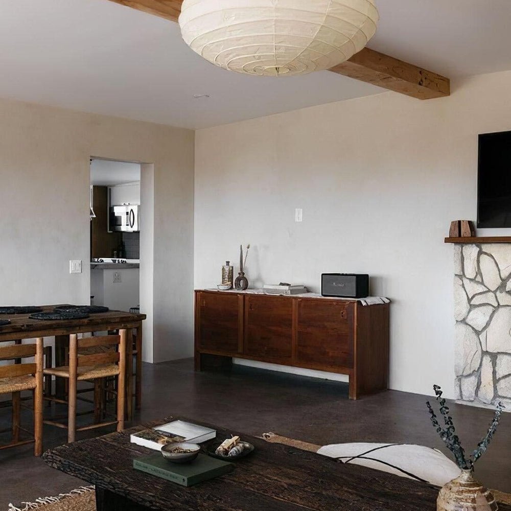 Washi Paper Pendant Lamp - Minimalist Japanese Light for Bedroom Decor