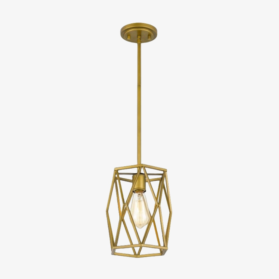 Auricyl Vintage Käfig-Pendelleuchte – Metallzylinder-Stil, perfekt fürs Esszimmer