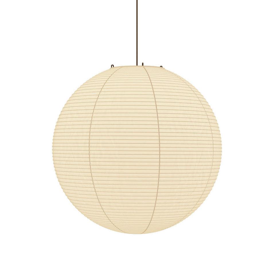 Washi Paper Round Pendant Lamp – Minimalist Lighting for Living Room