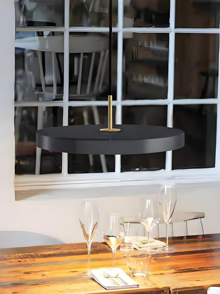 Asteria Minimalist Metal and Acrylic LED Pendant Light
