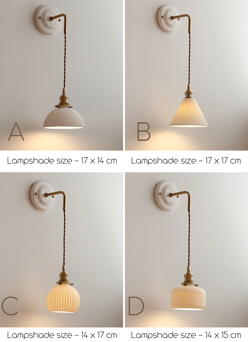 Decorative Ceramic plate Wall Sconce