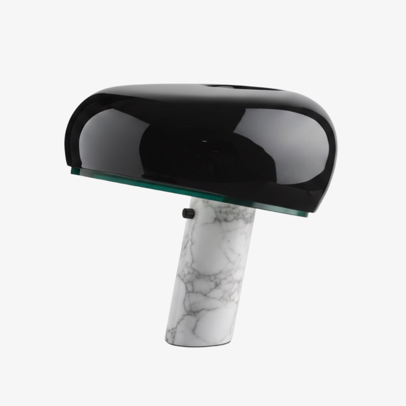 Slantia Amusing Ploy Table Lamp - Glass Shade and Marble Base Design for Living Room or Bedroom N45