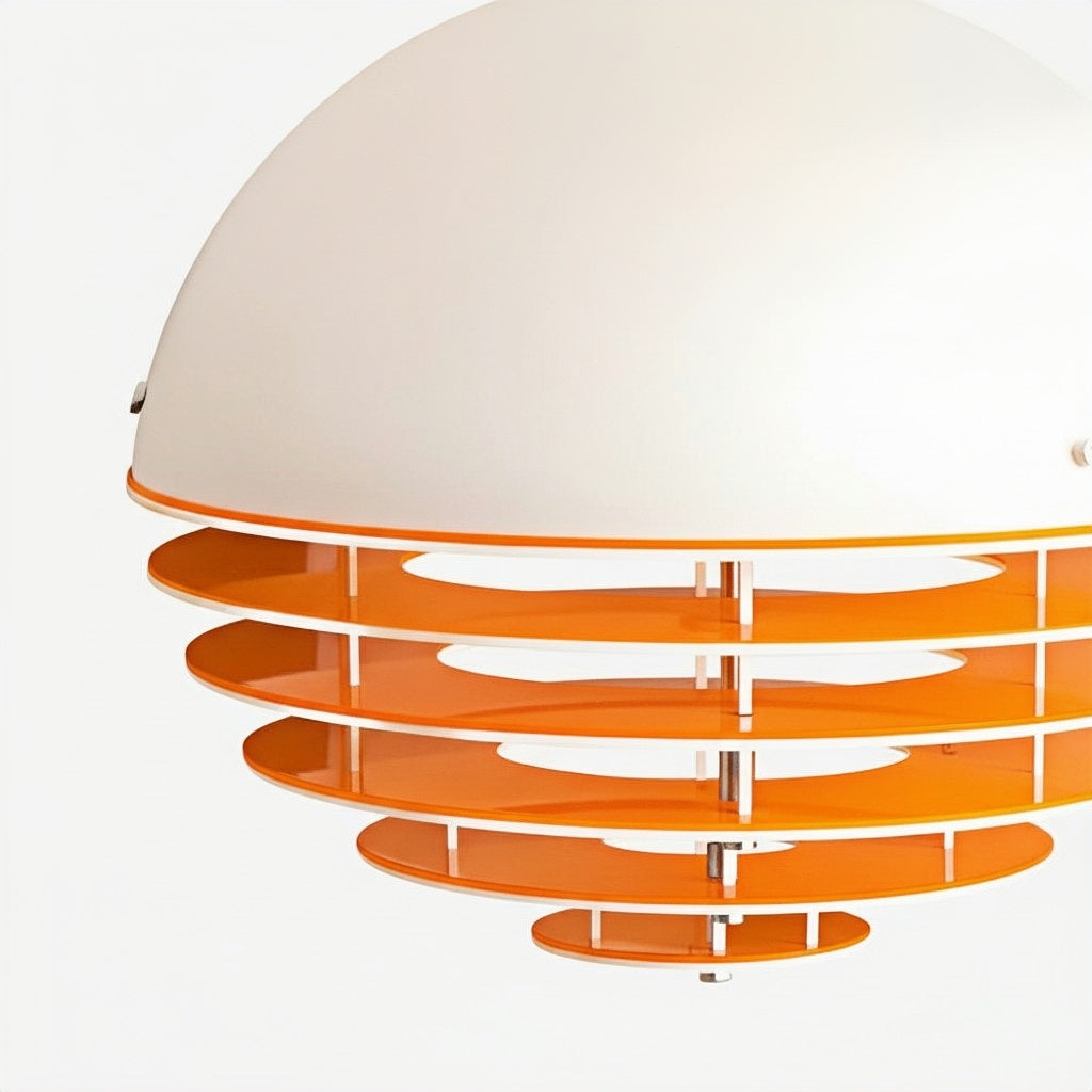 Afterglow Sunset Gradient Pendant Light - Modern Bauhaus Layered Pendant Light for Living Room