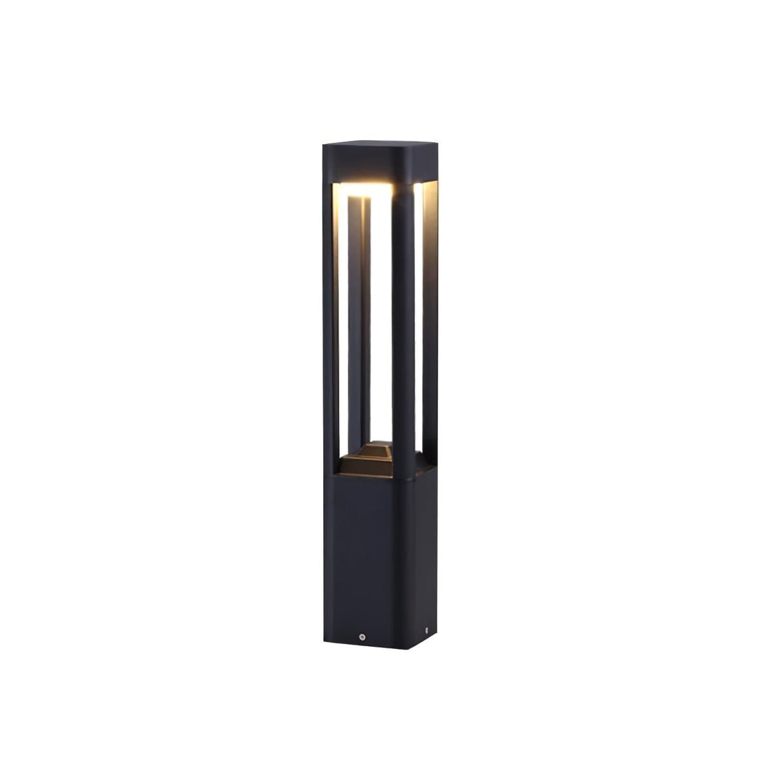 Rechteckige Gartenpollerleuchte - Moderne LED-Lampe für Wege