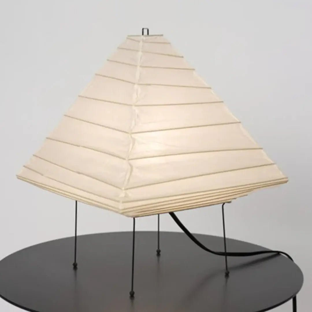 Simplicity Paper Table Lamp - Japanese Craft Paper Lamp for Entryway