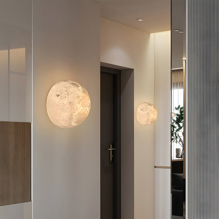 Moon Globe Wall Light - Art Decor Hallway Sconce Outdoor