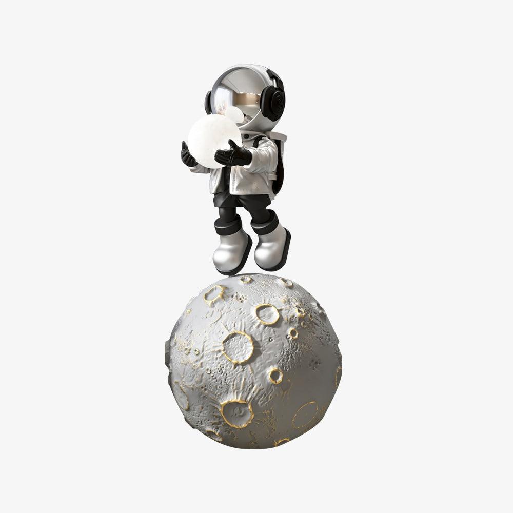 Astronaut Floor Lamp - Built-in Battery LED Light for Living Room Decor