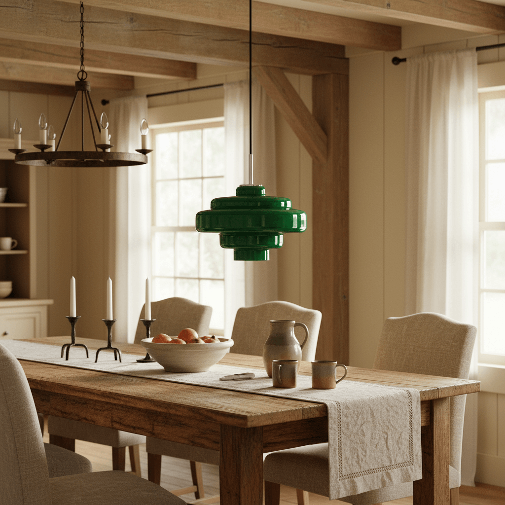 Koloro Millie Glass Pendant Light Modern Retro for Kitchen and Living