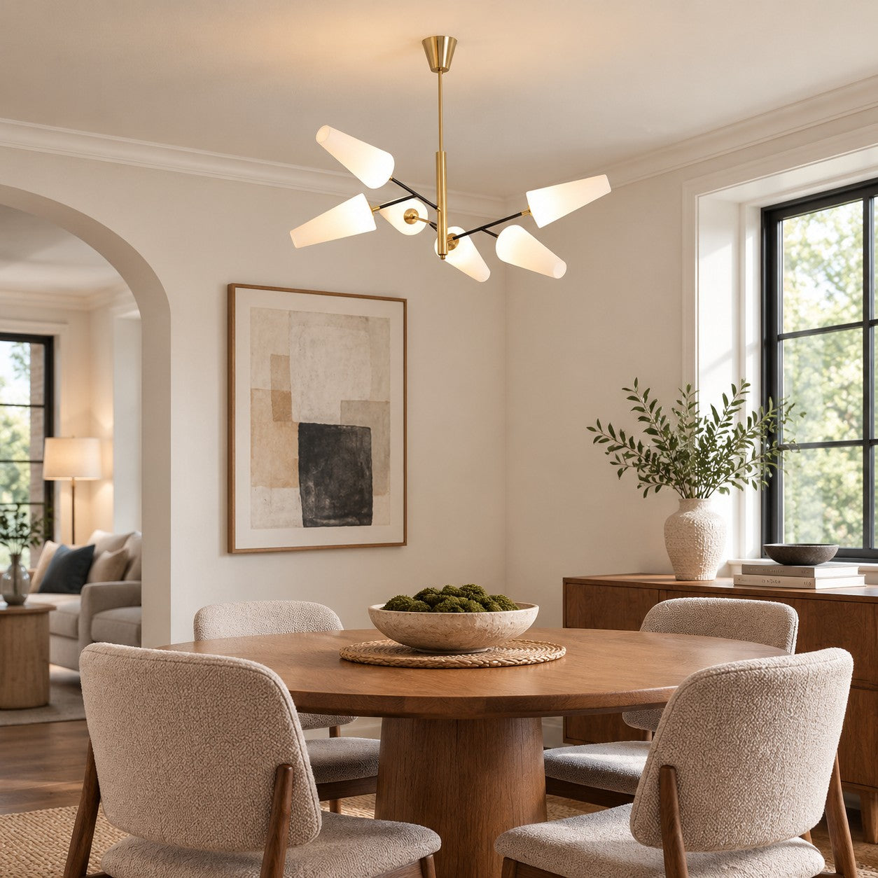 French Style Glass Chandelier