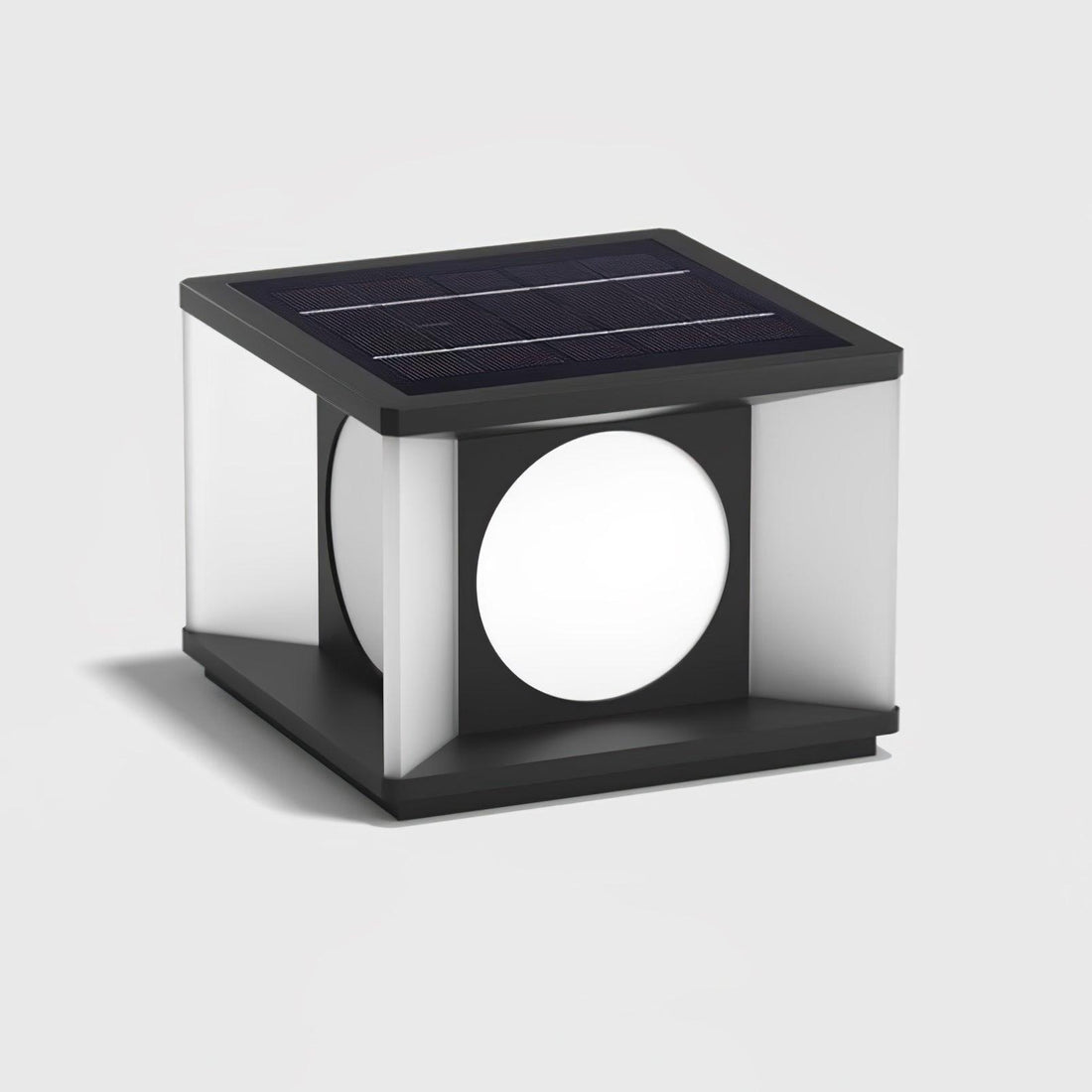 Eclipse Cube Außenpfostenleuchte – wetterfeste Garten- und Wegbeleuchtung