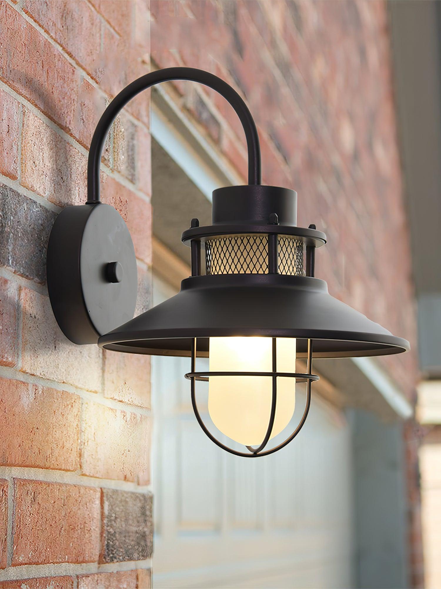 Outdoor Wall Lamp - Industrial Decor Wall Lamp Great for Patio/Porch