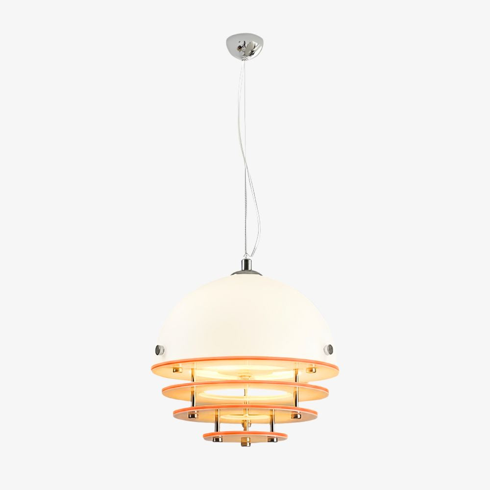 Afterglow Sunset Gradient Pendant Light - Modern Bauhaus Layered Pendant Light for Living Room